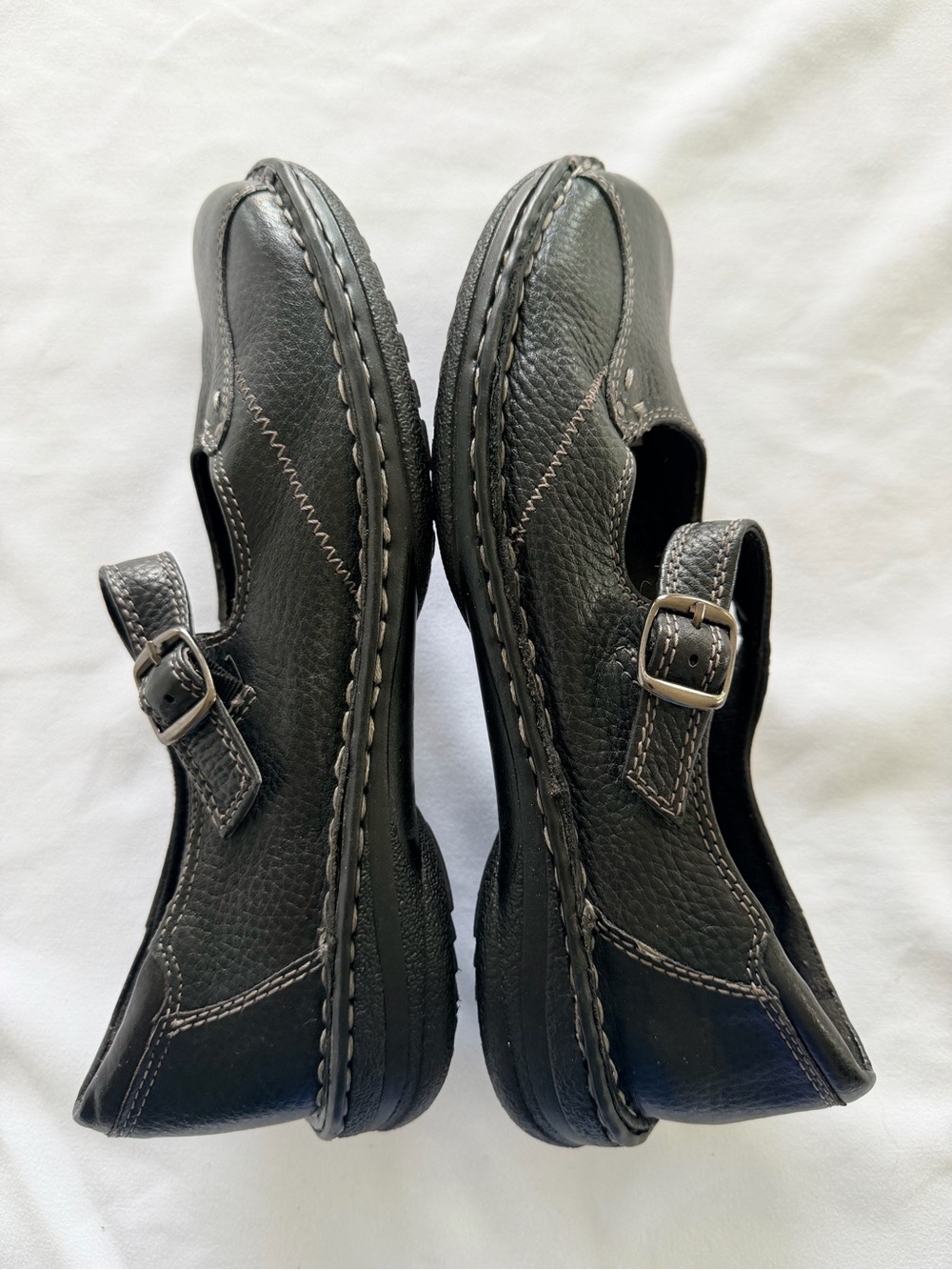 G.H. Bass & Co. "Fern" Black Leather Mary Jane Comfort Shoes - Women’s Size 8M - Picture 4 of 12